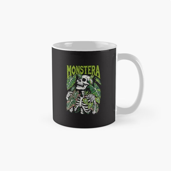 Item preview, Skeleton Monstera Plant Lover Skull Gardener Botanical Houseplant Gift designed and sold by kiralynstration.