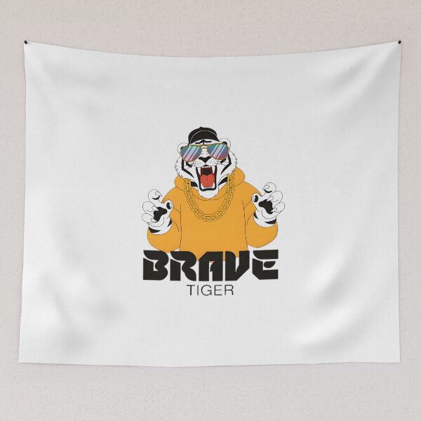 Item preview, Roaring Tiger Streetwear Mascot Logo designed and sold by Drofted.