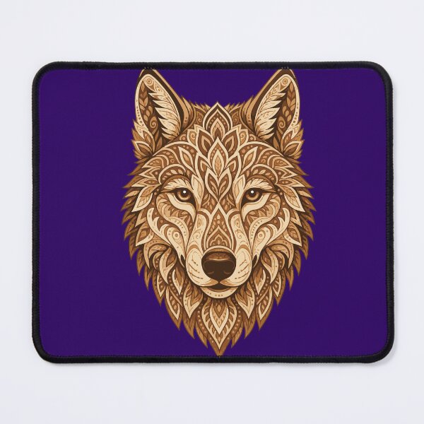 Item preview, Mandala Wolf Art designed and sold by Creative Owlet.