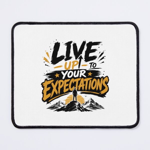 Item preview, Live Up To Your Expectations | Bold Motivational Typography | Streetwear Inspiration designed and sold by Lovestickerco.