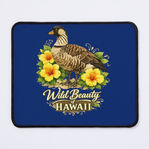 Item preview, Wild Beauty Hawaiian Goose And Golden Hibiscus designed and sold by taiche.