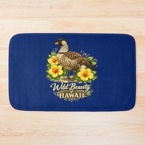 Item preview, Wild Beauty Hawaiian Goose And Golden Hibiscus designed and sold by taiche.