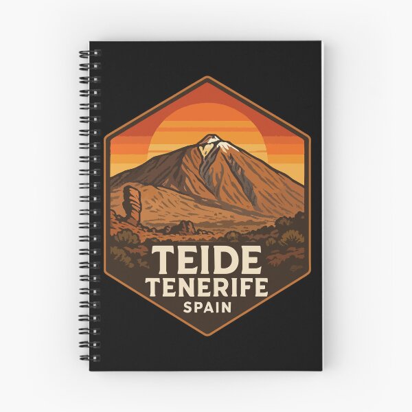 Item preview, Mount Teide Volcano Tenerife Retro Travel designed and sold by TomFrontierArt.