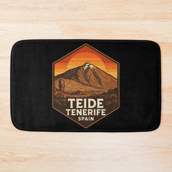 Item preview, Mount Teide Volcano Tenerife Retro Travel designed and sold by TomFrontierArt.
