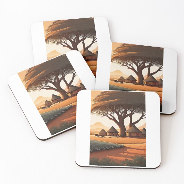 Item preview, Art - African Scene, Contemporary Editorial Aesthetic designed and sold by Reverso-Design.