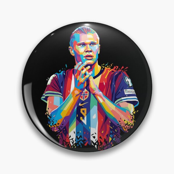 Item preview, Erling Haaland WPAP Potrait Art designed and sold by mazyoy.