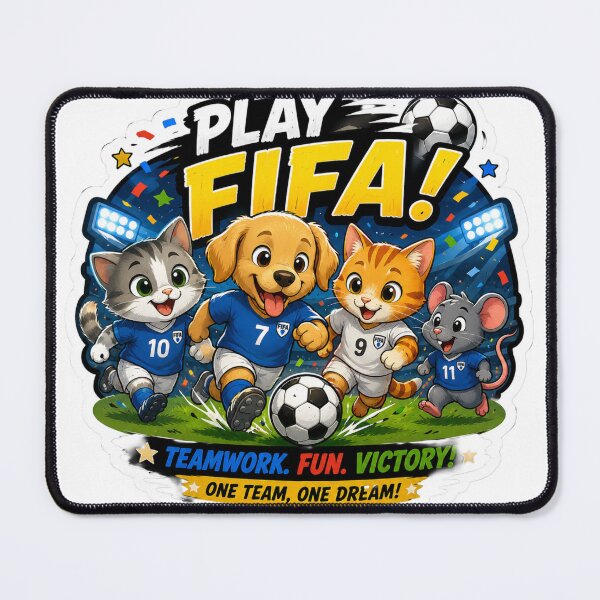 Item preview, Play FIFA Cats, Dog & Mouse designed and sold by MR4me.
