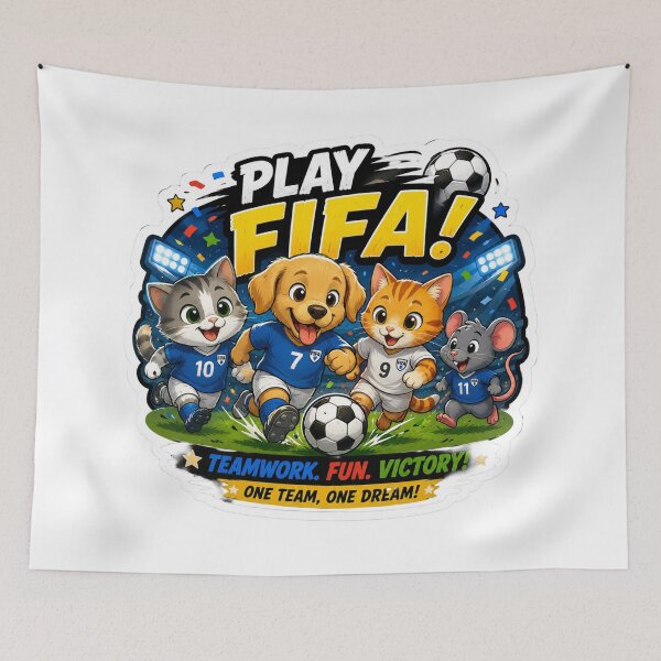 Item preview, Play FIFA Cats, Dog & Mouse designed and sold by MR4me.