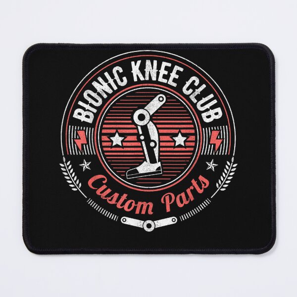 Item preview, Bionic Knee Club Custom Parts Knee Replacement Graphic T-Shirt designed and sold by LillyCustomTees.