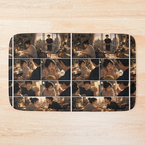 Item preview, Student Life Cozy Reading Room Comic Print designed and sold by Grafititee.