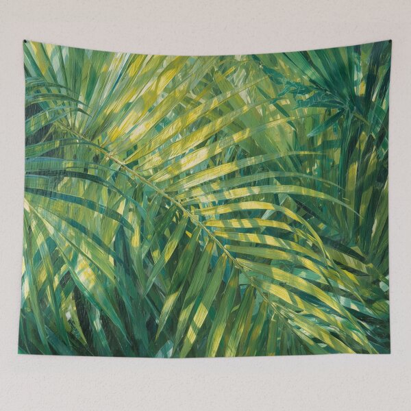 Item preview, Green Palm Leaves Sunshine designed and sold by SeaStarAlex.