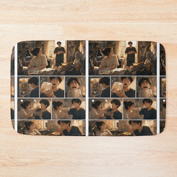 Item preview, Student Life Cozy Reading Room Comic Print designed and sold by Grafititee.