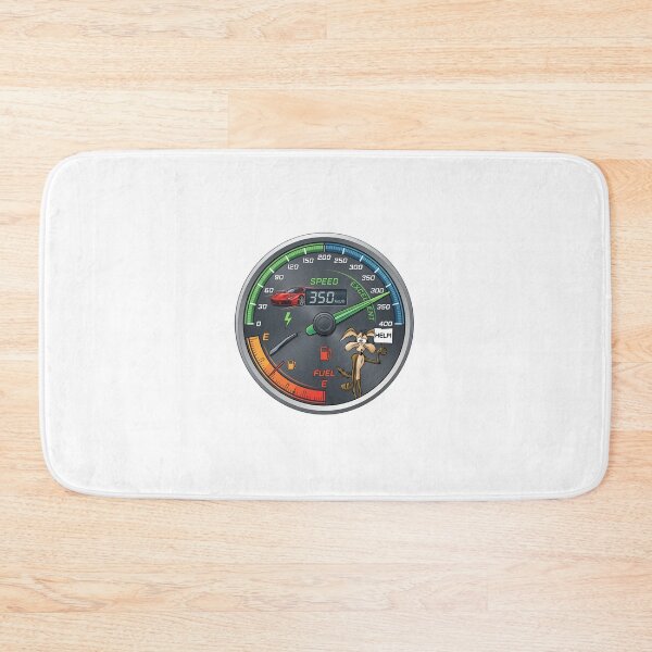 Item preview, Max Speed Empty Tank Funny Car Sports Car Speedometer Cartoon designed and sold by MottotoTech.