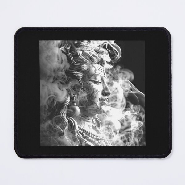 Item preview, Meditative Lord Shiva Surrounded by Sacred Smoke designed and sold by inkoutninja.