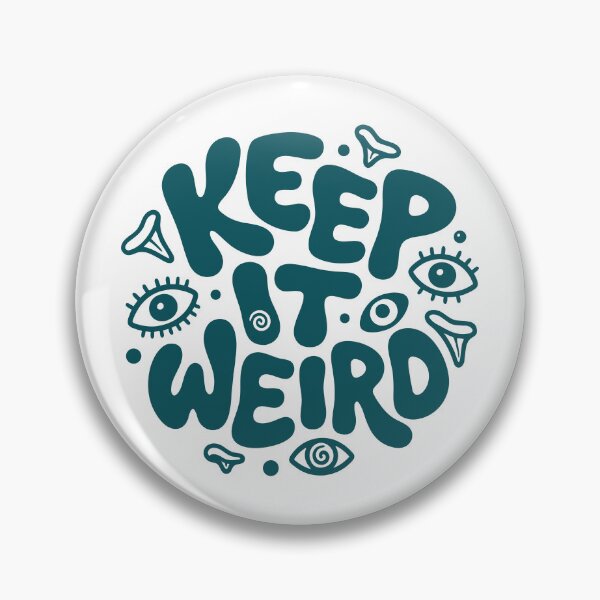 Item preview, Keep It Weird Retro Groovy Quote designed and sold by teeperfect.
