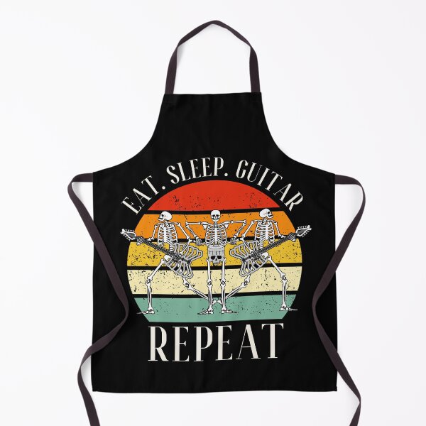 Item preview, Eat. Sleep. Guitar. Repeat Skeleton Design designed and sold by OldSkullDesigns.