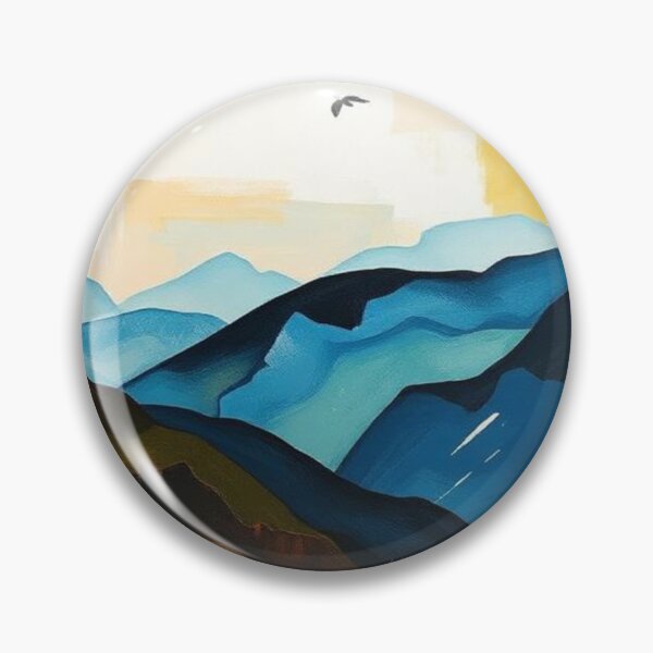Item preview, Boho Vintage Minimalist Landscape Art  designed and sold by AllAroundArtist.
