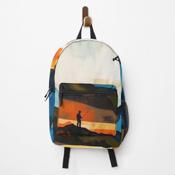 Item preview, Boho Vintage Minimalist Landscape Art  designed and sold by AllAroundArtist.
