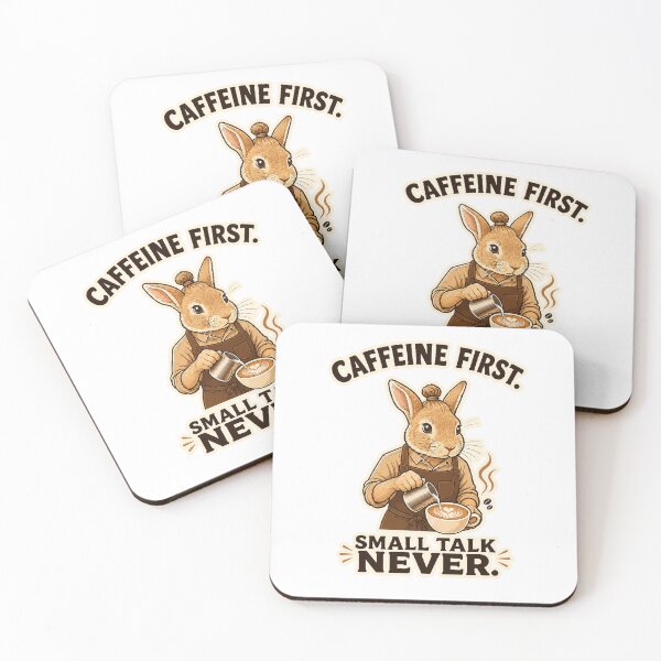 Item preview, Funny Bunny Coffee Lover Rabbit Humor designed and sold by Gentlestate.