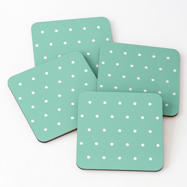 Item preview, Pastel Green and White micro dots designed and sold by pattern-archive.