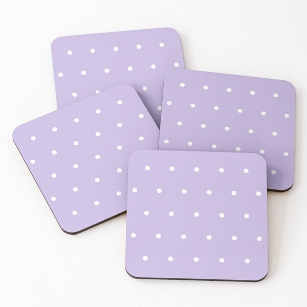 Item preview, Lavender and White micro dots designed and sold by pattern-archive.