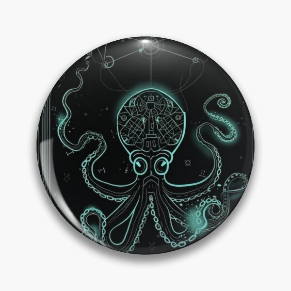 Item preview, V - KRAKEN Cybernetic Tarot Graphic Tee | Darkwear Techwear Streetwear Clothing designed and sold by VectorForge.