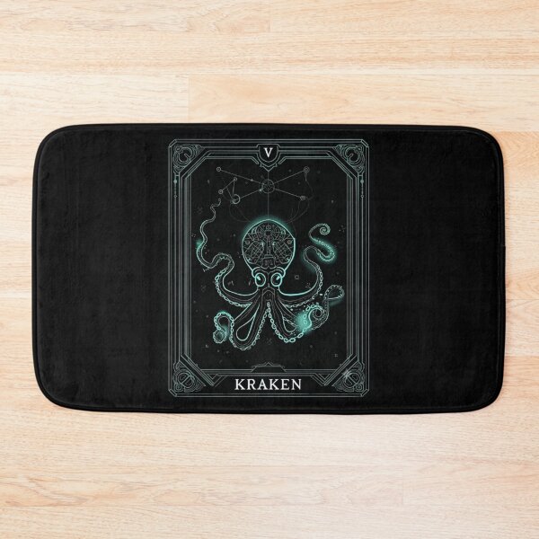 Item preview, V - KRAKEN Cybernetic Tarot Graphic Tee | Darkwear Techwear Streetwear Clothing designed and sold by VectorForge.