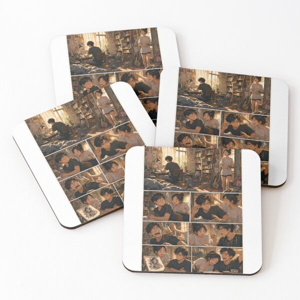 Item preview, Student Life Cozy Reading Room Comic Print designed and sold by Grafititee.