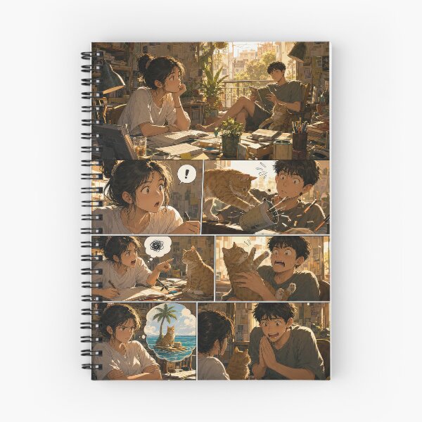 Item preview, Student Life Cozy Reading Room Comic Print designed and sold by Grafititee.