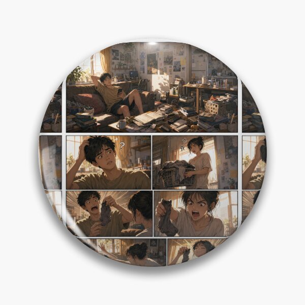 Item preview, Student Life Cozy Reading Room Comic Print designed and sold by Grafititee.