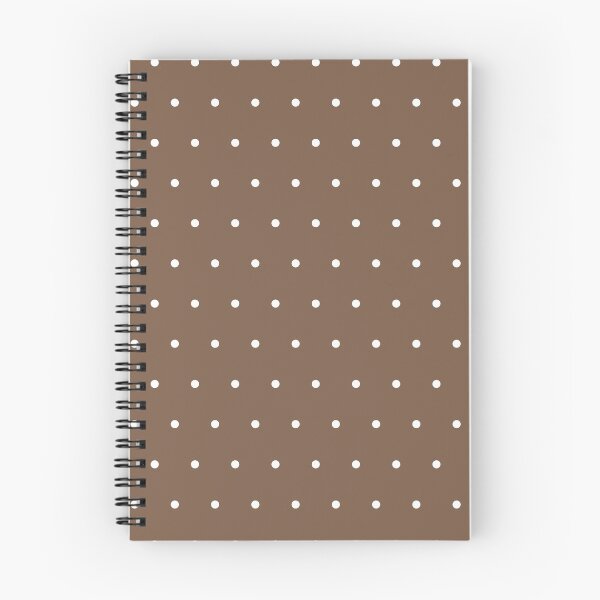 Item preview, Mocha and White micro dots designed and sold by pattern-archive.