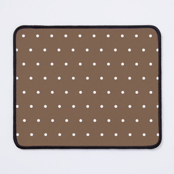 Item preview, Mocha and White micro dots designed and sold by pattern-archive.