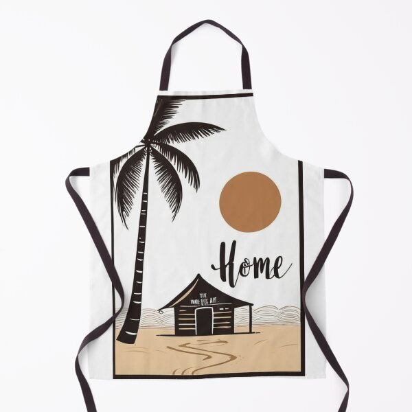 Item preview, Art - Afro-Bohemian Illustration, Minimalist Tropical Scene designed and sold by Reverso-Design.