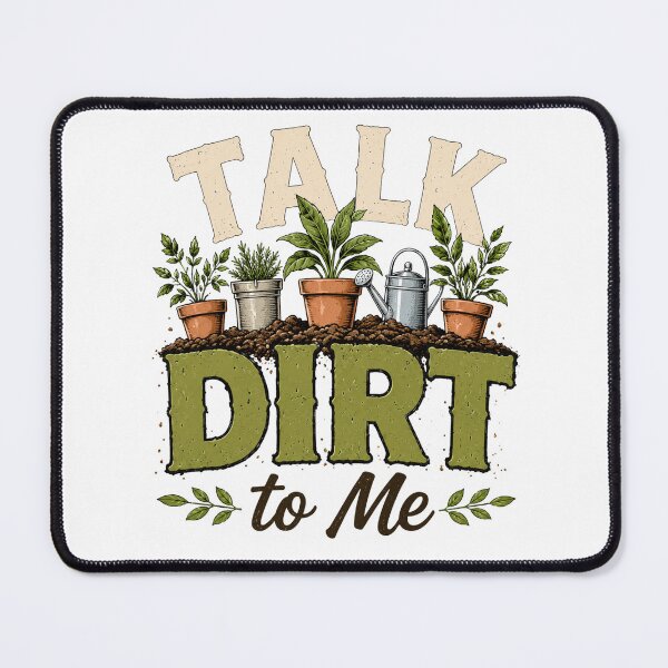 Item preview, Talk Dirt To Me Gardening Shirt - Vintage Potted Plants Graphic Tee - Funny Gardener Gift, Retro Botanical T-Shirt, Plant Lover Apparel, Houseplant Hobbyist T-Shirt designed and sold by justyna-s28.