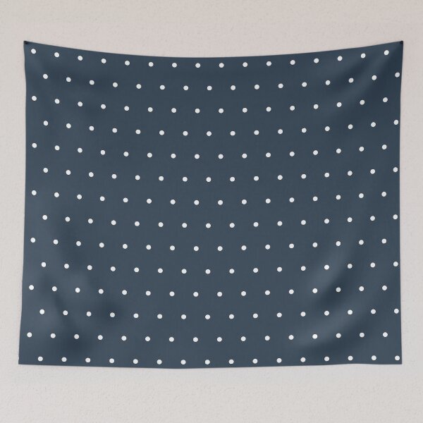 Item preview, Navy and White micro dots designed and sold by pattern-archive.