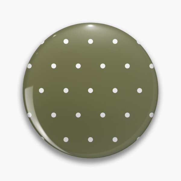 Item preview, Olive and White micro dots designed and sold by pattern-archive.