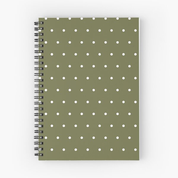 Item preview, Olive and White micro dots designed and sold by pattern-archive.