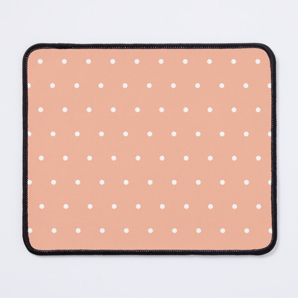 Item preview, Peach and White micro dots designed and sold by pattern-archive.