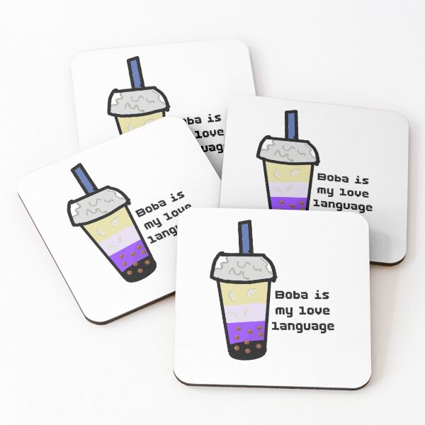 Item preview, Nighttime boba (boba is my love language) designed and sold by Lunertime.