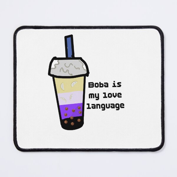 Item preview, Nighttime boba (boba is my love language) designed and sold by Lunertime.