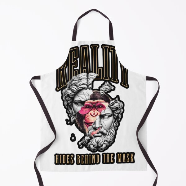 Item preview, Reality Hides Behind the Mask | Dark Aesthetic Quote T-Shirt Design designed and sold by Cool Tee World .