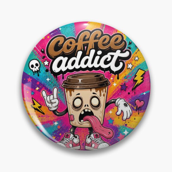Item preview, Zombie Coffee Cup Addict Illustration designed and sold by Rohan132.