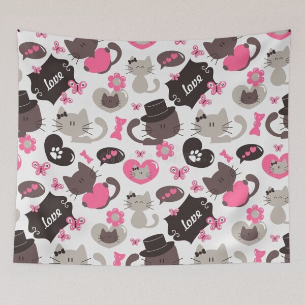 Item preview, cat pattern designed and sold by pksart1.