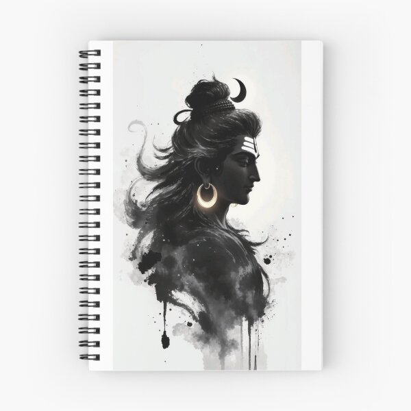 Item preview, Minimalist Lord Shiva Watercolor Portrait | Modern Spiritual Wall Art designed and sold by Velmart.