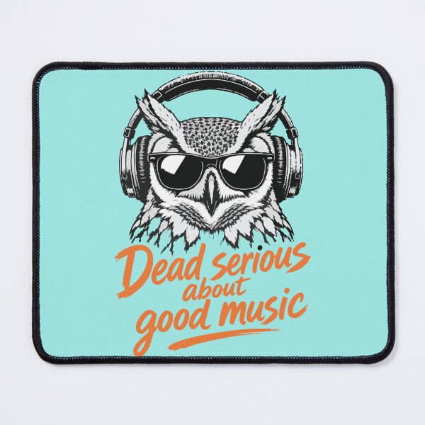 Item preview, Dead serious about music designed and sold by Creative Owlet.