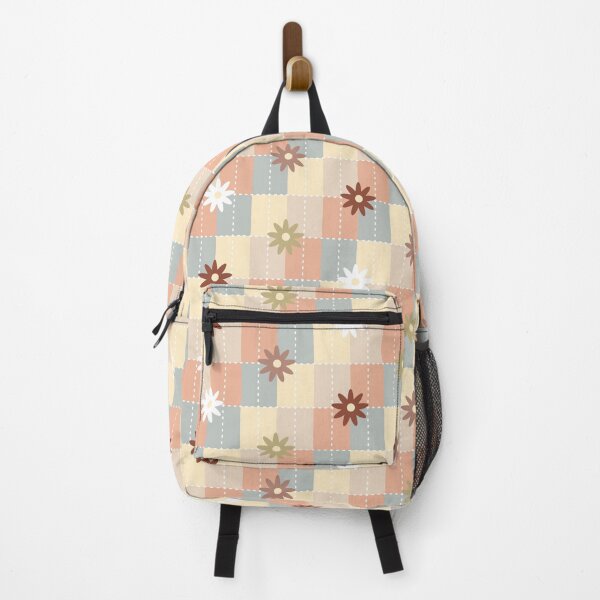 Item preview, Pastel Floral Checker Pattern for Cozy Nursery Decor designed and sold by WanwisaChuenlom.