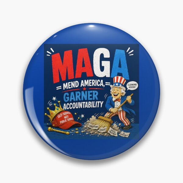 Item preview, ⭐ MAGA = MAKE AMERICA GIGGLE AGAIN COLLECTION ⭐ MAGA = Mend America, Garner Accountability designed and sold by WheelieGdArt.