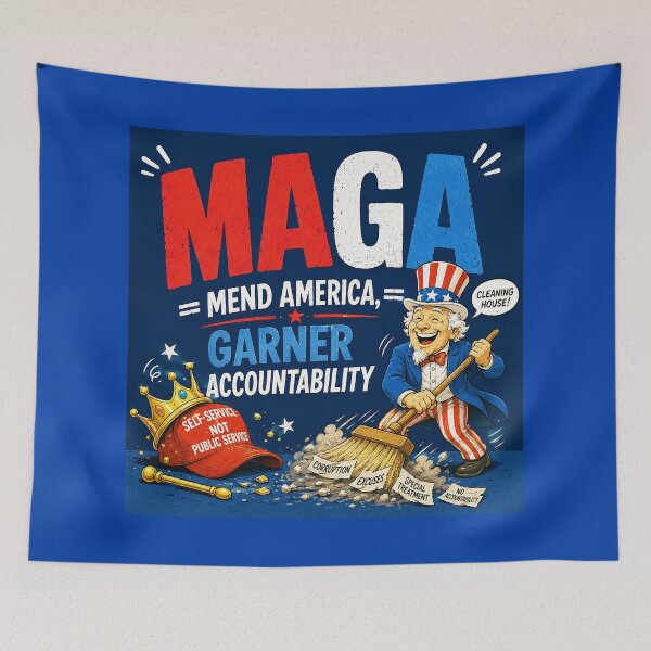 Item preview, ⭐ MAGA = MAKE AMERICA GIGGLE AGAIN COLLECTION ⭐ MAGA = Mend America, Garner Accountability designed and sold by WheelieGdArt.