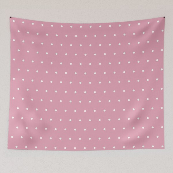 Item preview, Rose and White micro dots designed and sold by pattern-archive.