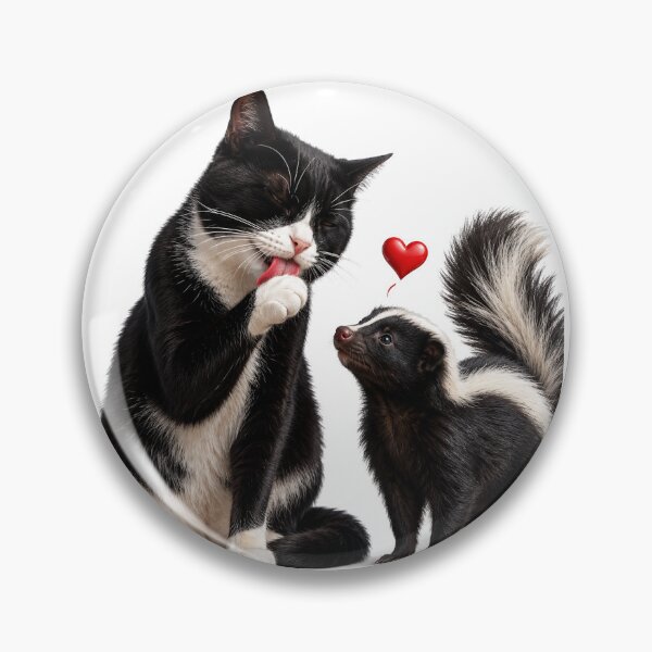 Item preview, Skunk Loves Cat designed and sold by FyreHorse Designs.